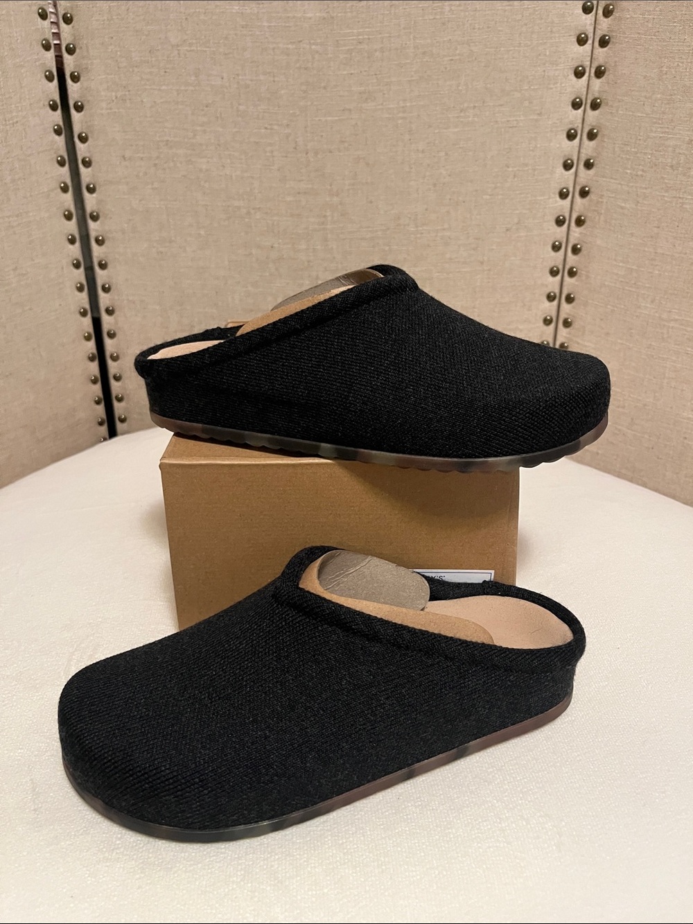 Rothy's The Casual Clog Womens size 7 Soft Black